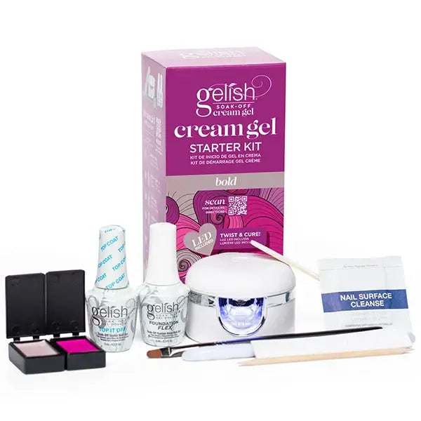 Gelish - Bold Cream Gel Kit π¨π
Solid Cream Gel Polish Starter Kit