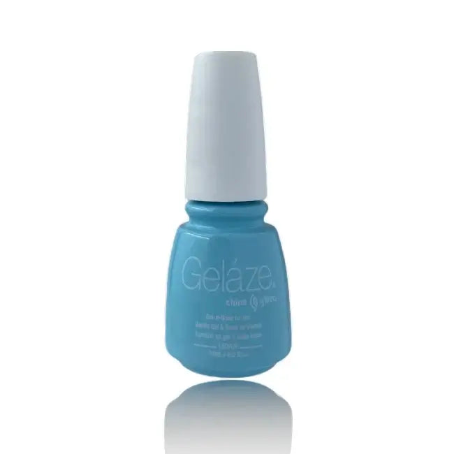 China Glaze - Gelaze - Gel Nail Polish - Chalk Me Up - Soft Elegant Light Blue