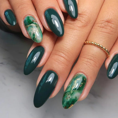 24Pcs Press On Nails – Stylish Glue On Fake Nails Set
