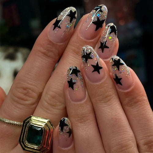 24pcs Long Stiletto Press On Nails – Elegant Wearable Tips