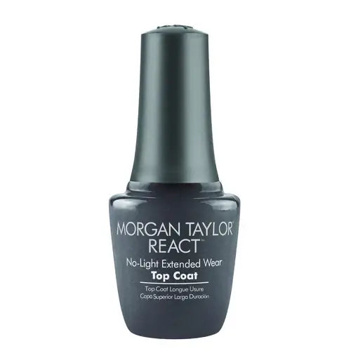 Morgan Taylor REACT Top Coat - Chip-Resistant Finish image 0