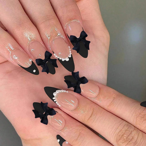 24pcs Long Stiletto Press On Nails – Elegant Wearable Tips