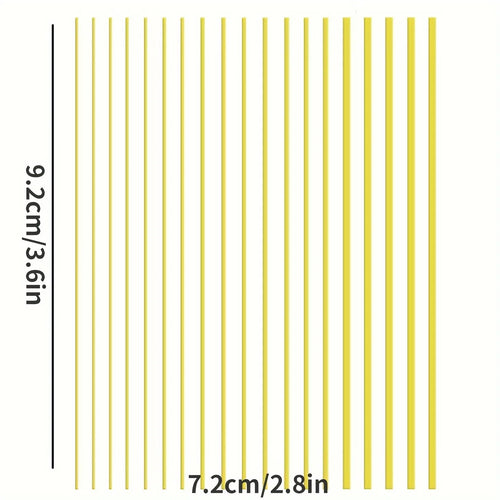 Hypoallergenic Glossy Nail Art Stickers – Gold & Silver Laser Line Design