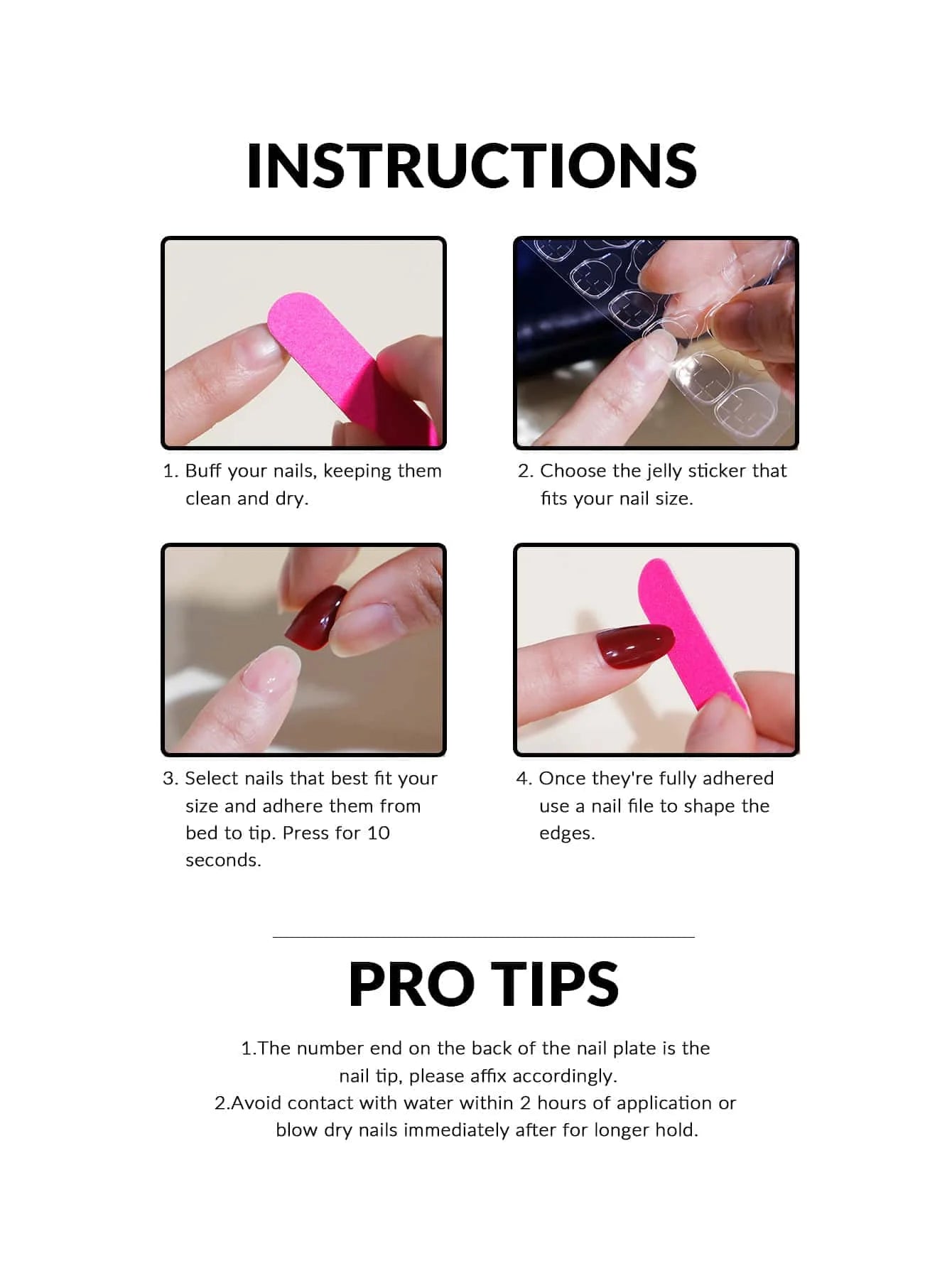 24pcs Almond Glitter Press On Nails – Short Round Head | Glue On & Stick On Nails