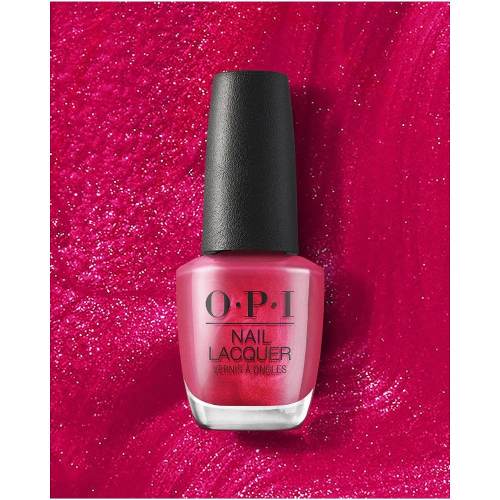 OPI Nail Polish - 15 Minutes Of Flame - Dazzling Fuschia Nail Polish
