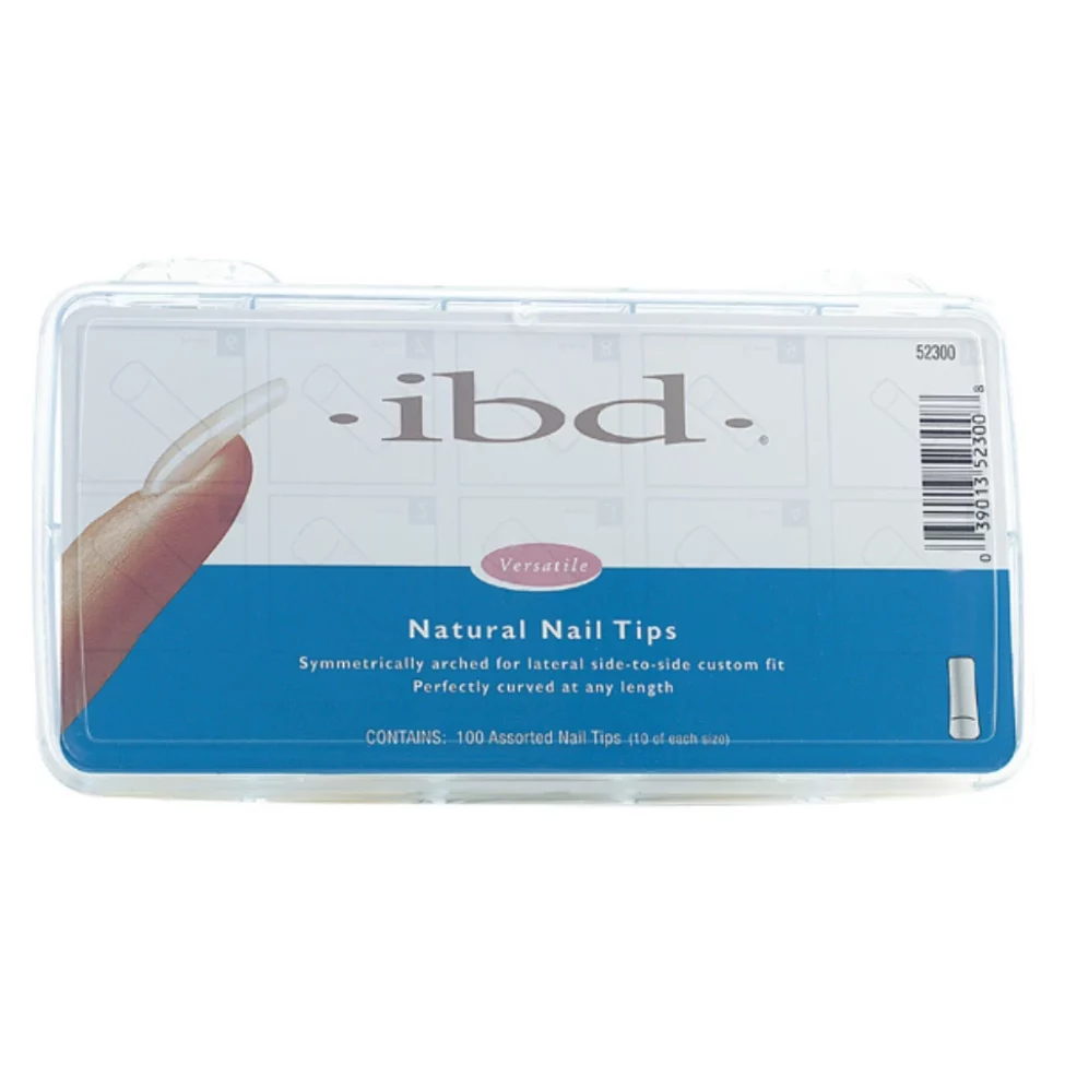 ibd Natural Nail Tips - Full Well - 100 Count