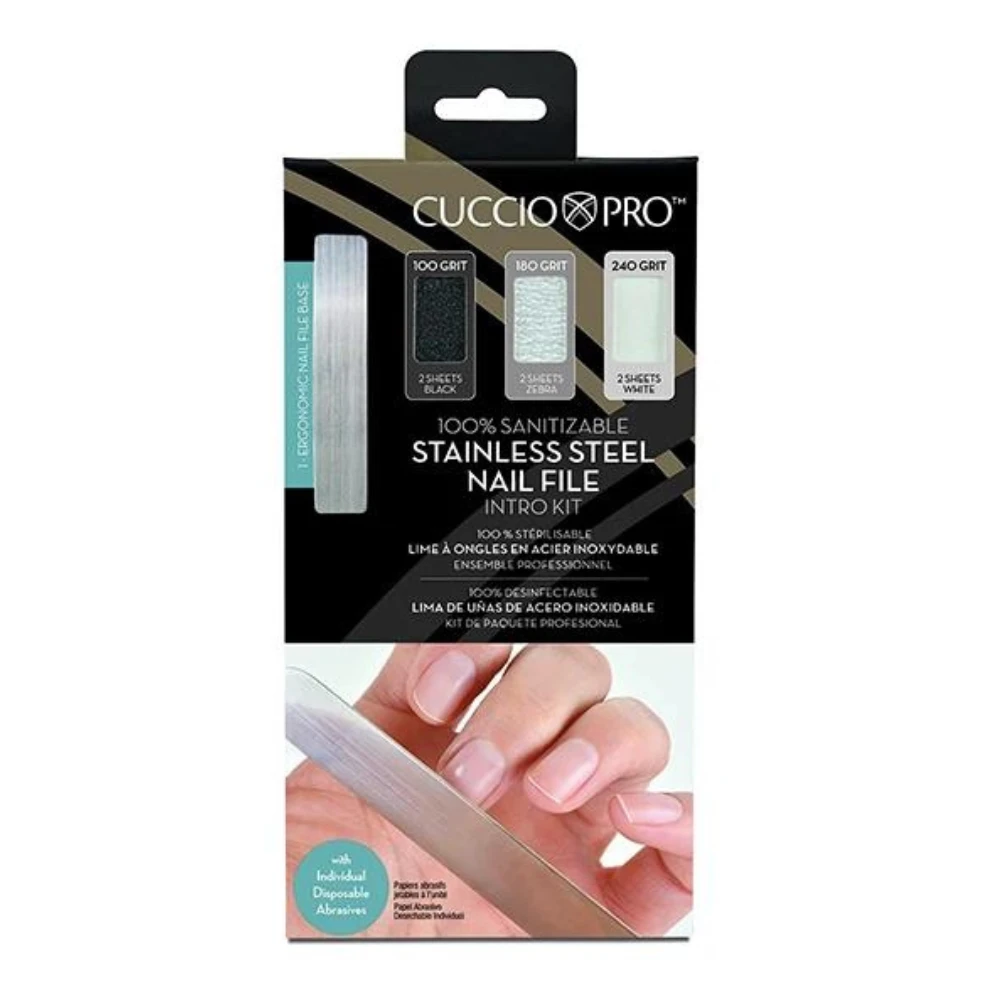 Cuccio Pro Stainless Steel Nail File Intro Kit