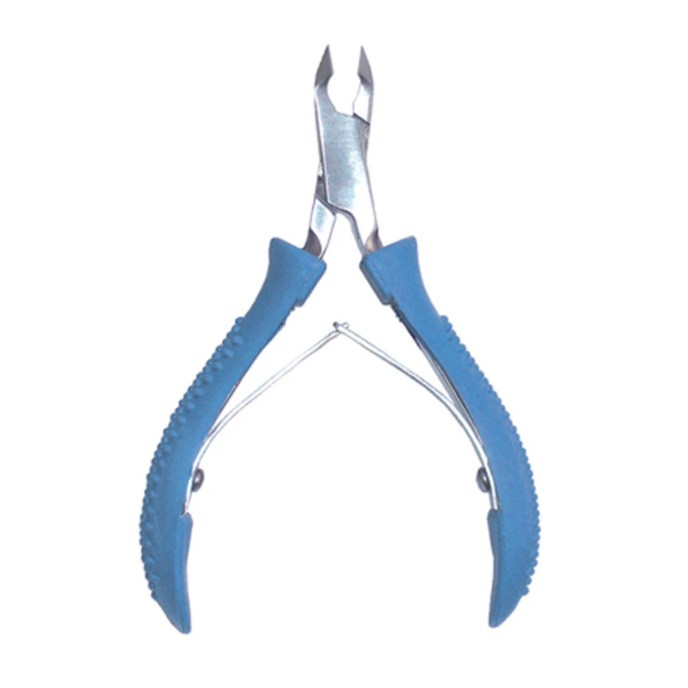 4″ Cuticle Nippers With Rubberized Handle Satin Edge