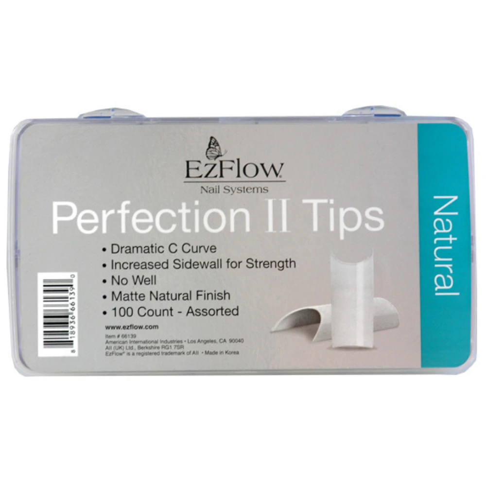 Ez Flow Perfection II Nail Tips 100 Pack