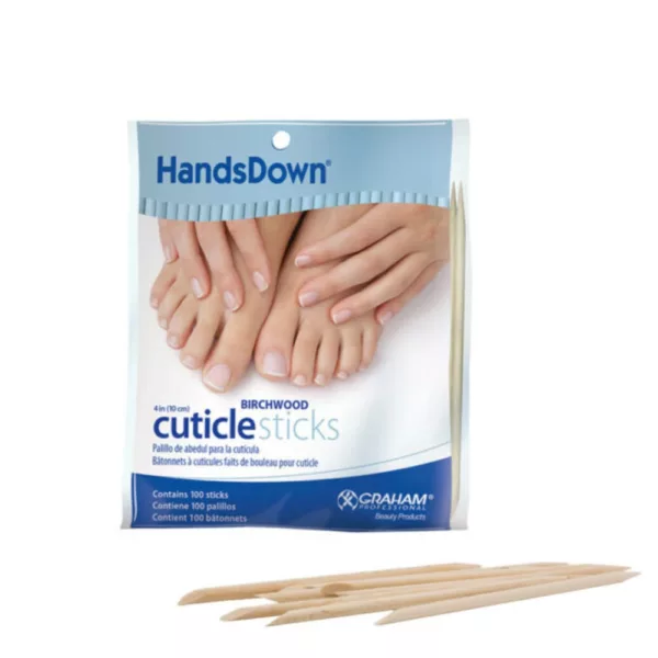 Graham HandsDown Birchwood Cuticle Sticks 4", 100 Pack