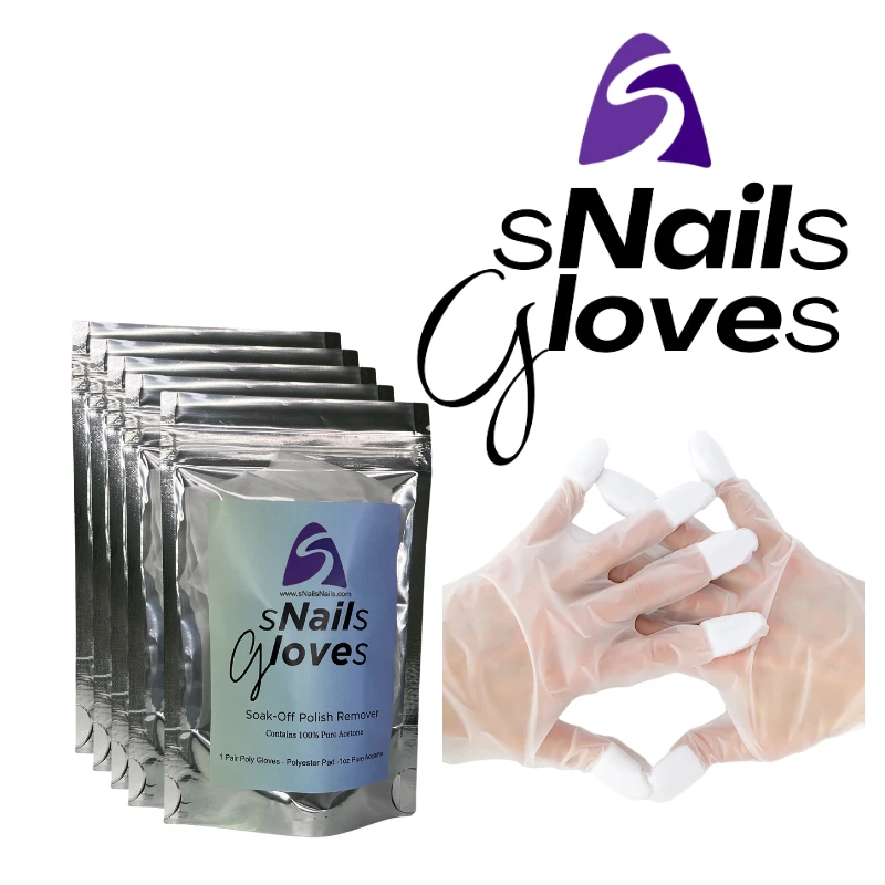 How to remove gel nail polish at home. sNails Gloves