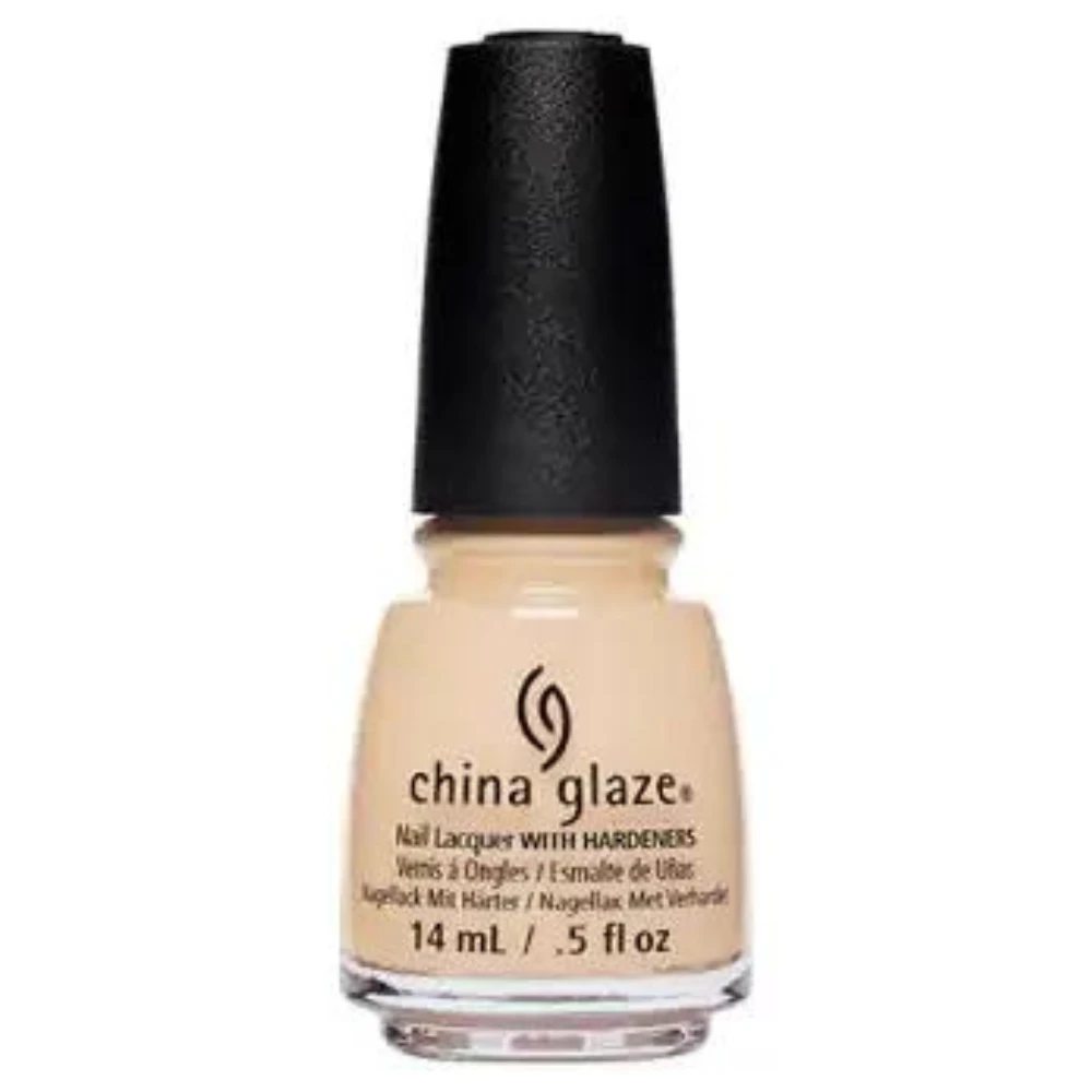 China Glaze Nail Polish .5 oz - Bourgeois Beige - Need a break? Try this light beige to unwind.