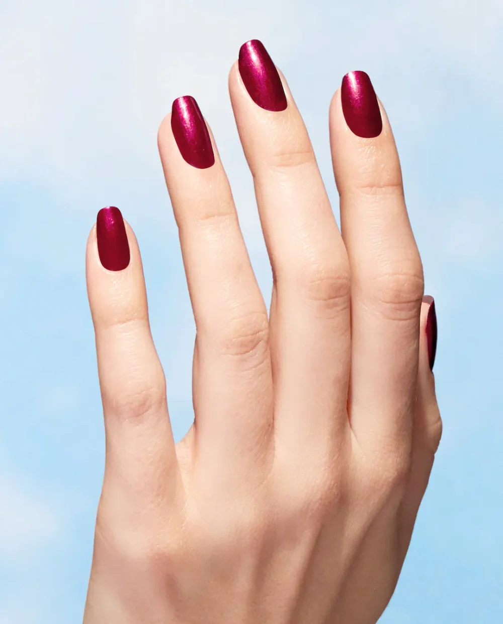 OPI Nature Strong .5 oz - Raisin Your Voice - Make your voice heard with this shimmery shade! From concord to pinot noir, this purple natural origin nail polish is ready to sing.