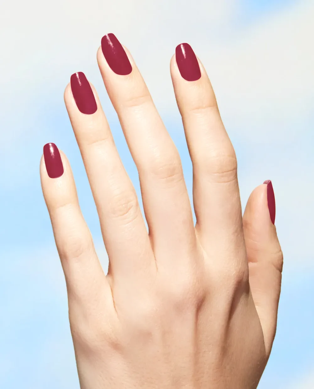 OPI Nature Strong .5 oz - Give a Garnet - (Swatch) Give your nails a dose of luster with this reddish natural origin nail polish.