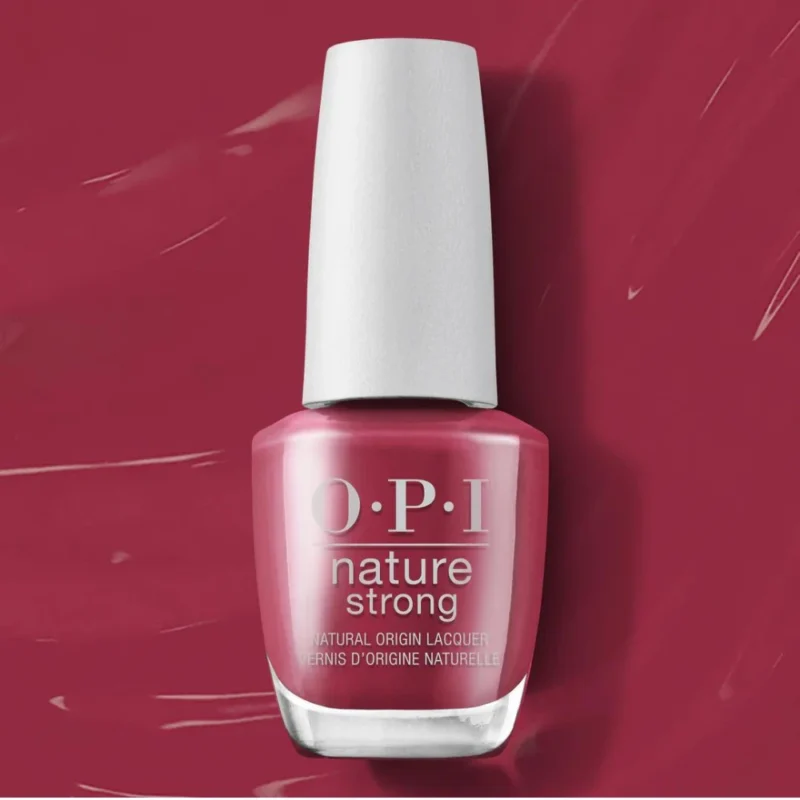 OPI Nature Strong .5 oz - Give a Garnet - Give your nails a dose of luster with this reddish natural origin nail polish.