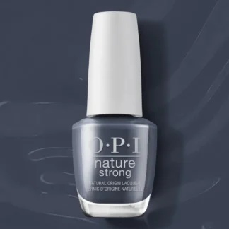 OPI Nature Strong .5 oz - Force of Nailture - This steel blue shade is a force to be reckoned with!