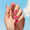 OPI Nature Strong Nail Lacquer, .5 oz - A Kick in the Bud - (Swatch) An electric pink crème natural origin nail polish that's just the motivation you need.