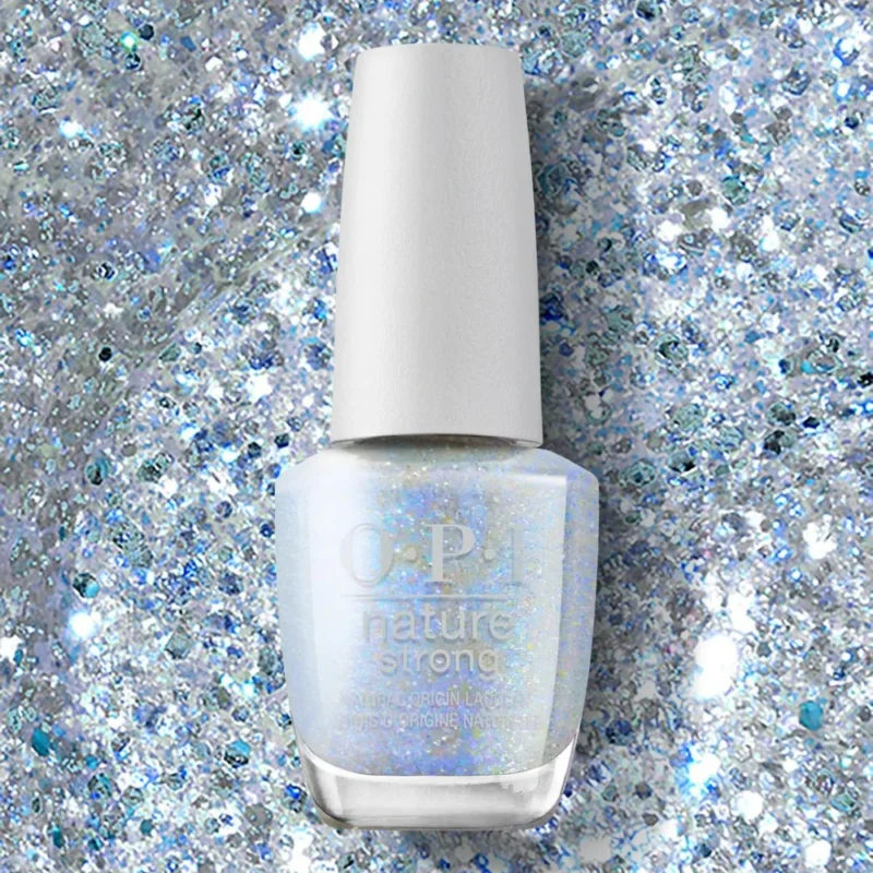 OPI Nature Strong - Eco For It | Silver Glitter Nail Polish