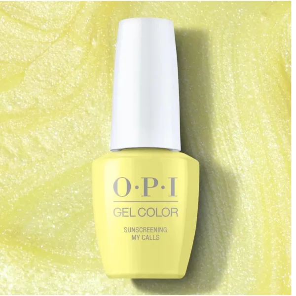 OPI Gel Nail Polish - GCP003 - Sunscreening My Calls .5 oz