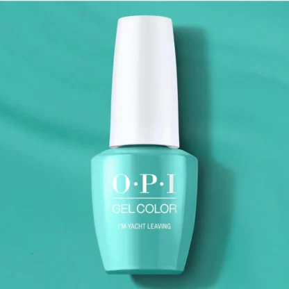 OPI Gel Nail Polish - GCP011 - I’m Yacht Leaving .5 oz - Teal Gel Nail Polish