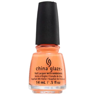 China Glaze Nail Polish .5 oz - Son of a Peach - Screaming Peach! Try this peachy neon bright and beautiful.