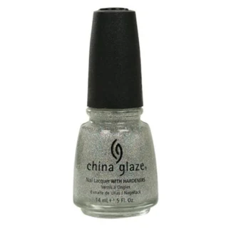 China Glaze Nail Polish - Fairy Dust - .5 oz - white sparkle nail polish