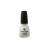 China Glaze Nail Polish .5 oz - White On White - Just like powdery white sand beaches, this milky matte pairs best with exotic azure beaches.