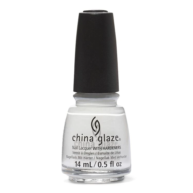 China Glaze Nail Polish .5 oz - White On White - Just like powdery white sand beaches, this milky matte pairs best with exotic azure beaches.