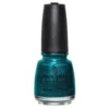 China Glaze Nail Polish .5 oz - Give Me The Green Light! - So sparkly, shimmery blue, green. Micro glitter shine, cosmic dimensions.