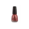 China Glaze Nail Polish .5 oz - Your Touch - Try this little bit of brown, little bit of red with a dash of copper shimmers.