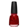 China Glaze Nail Polish .5 oz - Ruby Pumps - A sensational red glitter polish that can be used alone or as a top coat to enhance your favorite lacquer.