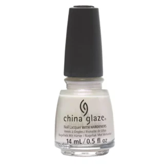 China Glaze Nail Polish .5 oz - Oxygen - Meet the perfectly imperfect milky white polish that is proper without being prim.