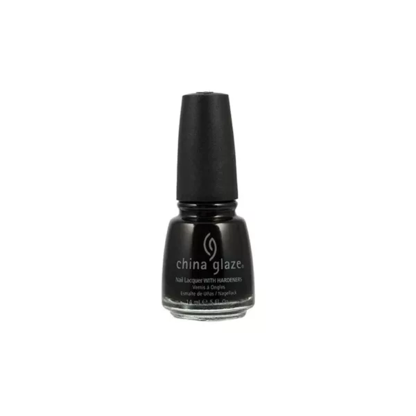 China Glaze Nail Polish .5 oz - Liquid Leather - China Glaze's Liquid Leather is a classic jet black polish.