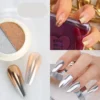 Magic Mirror Chrome Nail Powder | Metallic Nail Art Finish