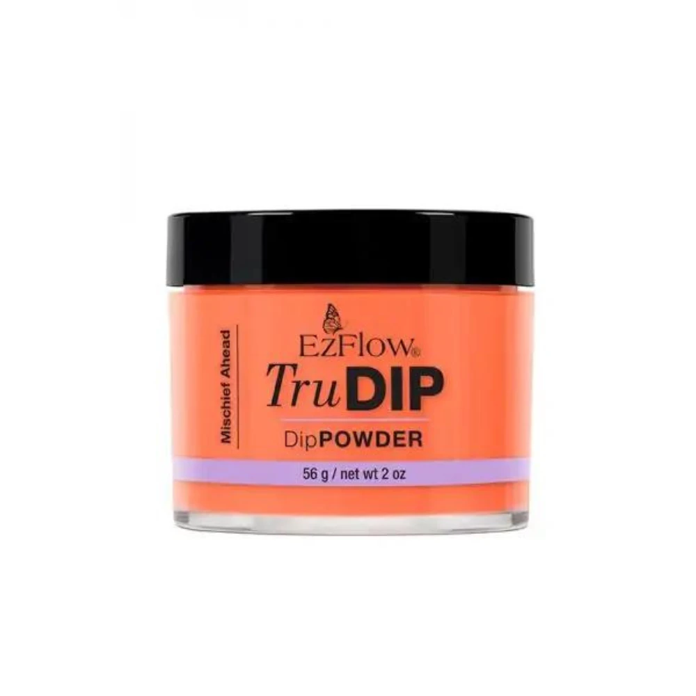 TruDip Acrylic Dip Powder 2.0 oz - Mischief Ahead - Neon Orange