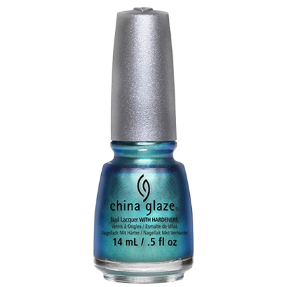 China Glaze Nail Polish .5 oz - Deviantly Daring - Teal Fingernail Polish