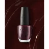 OPI Nail Polish - Complimentary Wine - NLMI12 - A deep bouquet of ripened berries delight the senses to embody a full velvet burgundy in this nail polish.