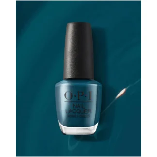 OPI Nail Polish - Drama At La Scala .5 oz - Let you nails create a scene with a dramatic "steal-the-show" teal nail polish.