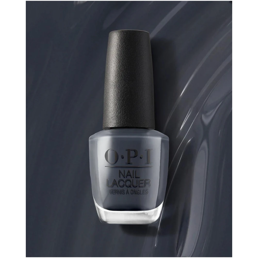 OPI Gray Nail Polish - Rub-a-Pub-Pub - OPI Raises the ‘bar’ with a cool mix of coal and gray Nail Polish.