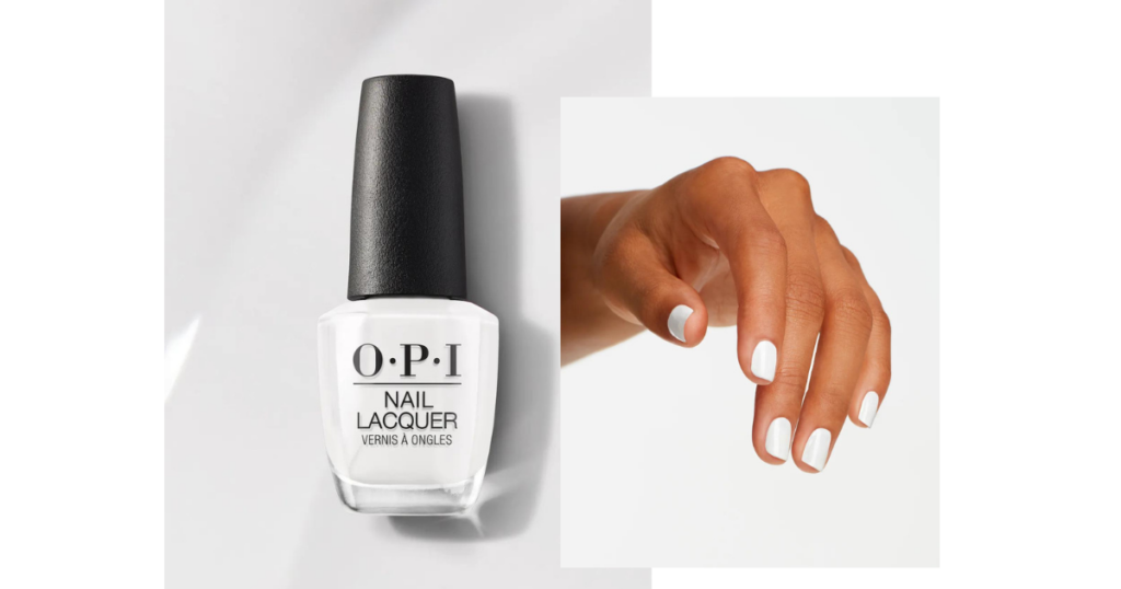 OPI Nail Polish - Alpine Snow .5 oz - Fresh, crisp white nail polish, perfect for French-look tips.
