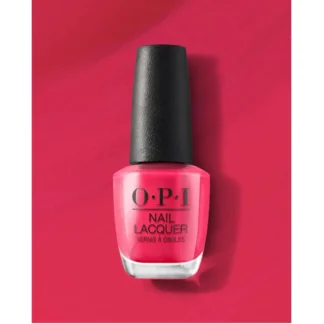 OPI Nail Polish - Charged Up Cherry .5 oz - Hot pink-red nail polish.