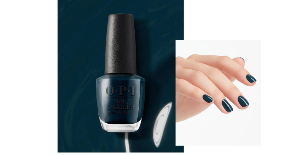 OPI Nail Polish - CIA = Color is Awesome .5 oz - A smart, dusky blue nail polish for secret agent fashionistas.