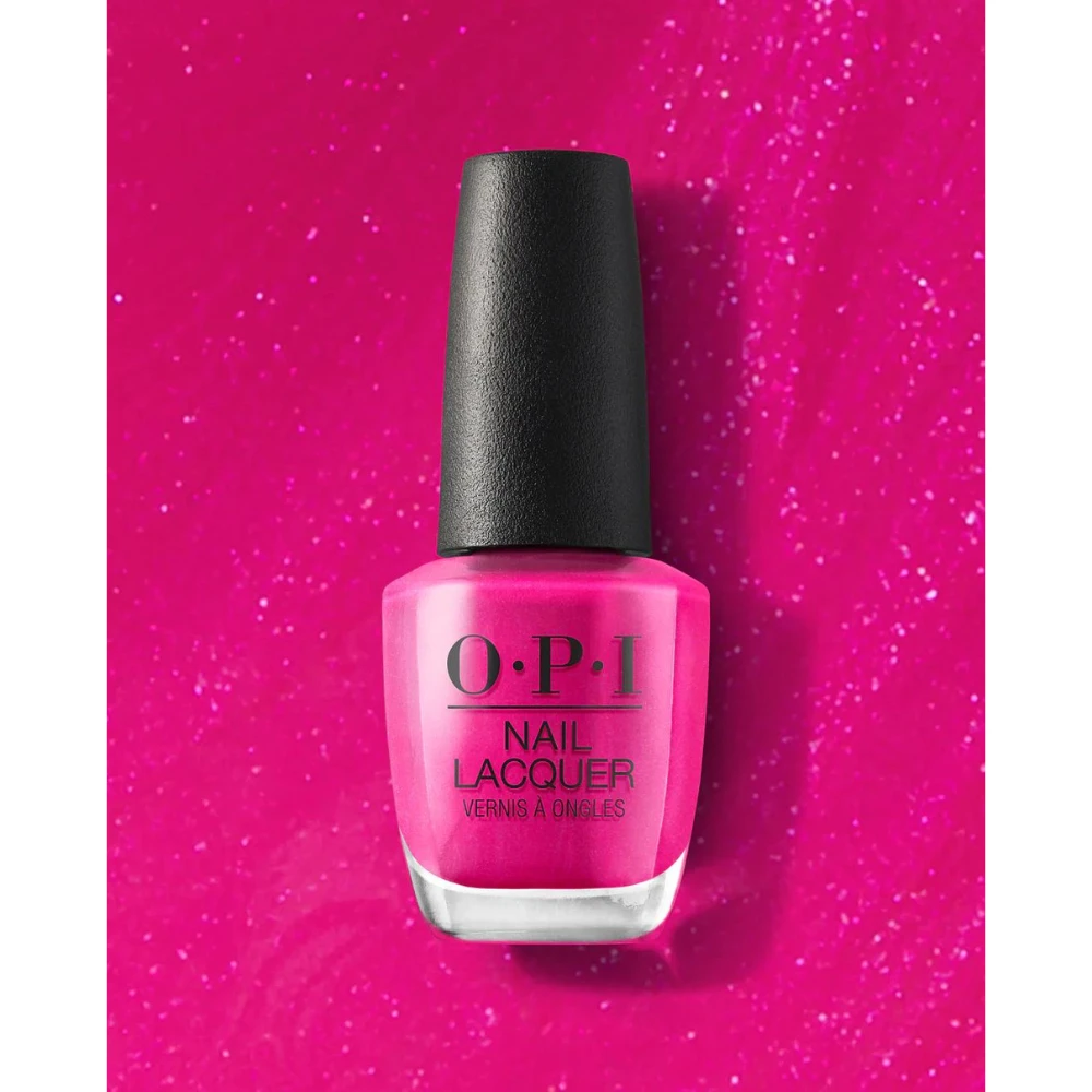 OPI Nail Polish - La Paz-itively Hot. 5 oz - A hot pink perfect for when you're Bo-livia la vida loca.