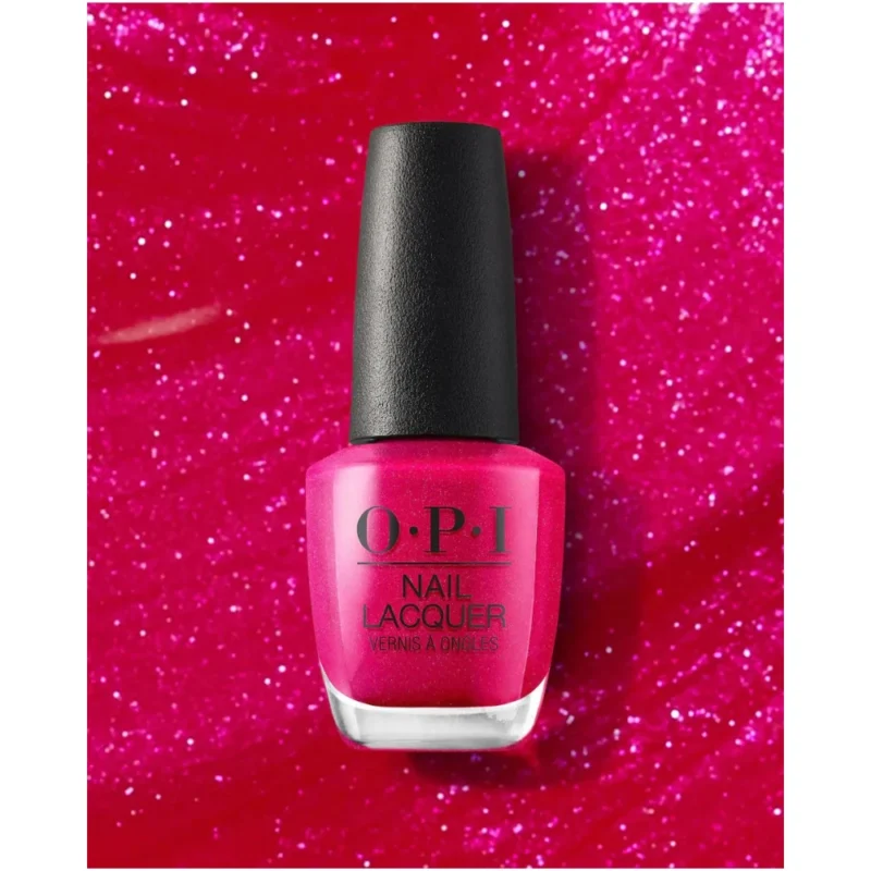 OPI Nail Polish - Pompeii Purple - Sparkling Hot Crimson Purple Nail Polish