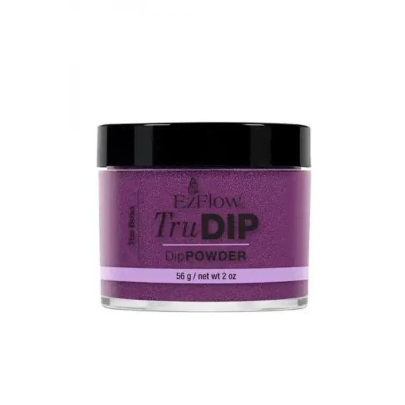 EZFlow TruDip - The Boss 2.0 - Dark Red Shimmer Acrylic Dip Powder