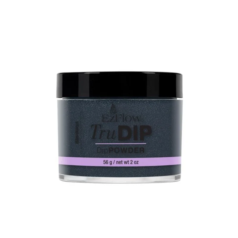 EZFlow TruDip - Blackout 2.0 oz - Acrylic Dip Powder Black Nails