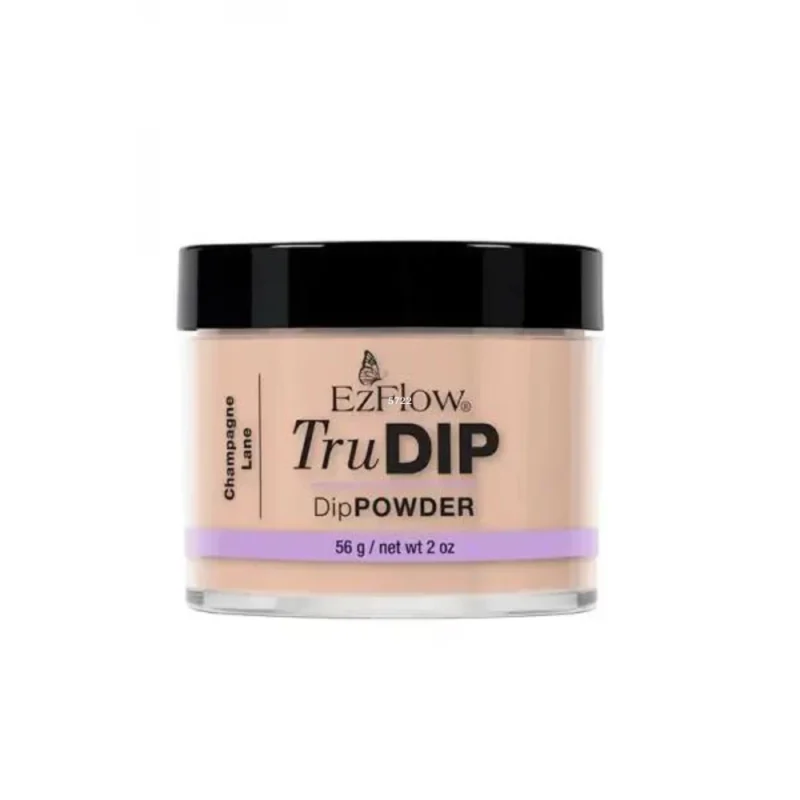 EZFlow TruDip - Champagne Lane 2.0 oz - Shimmering Nude Acrylic Dip Powder