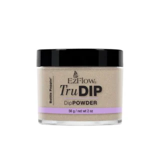 TruDip Acrylic Dip Powder 2.0 oz - Bottle Poppin' - Gold Glitter