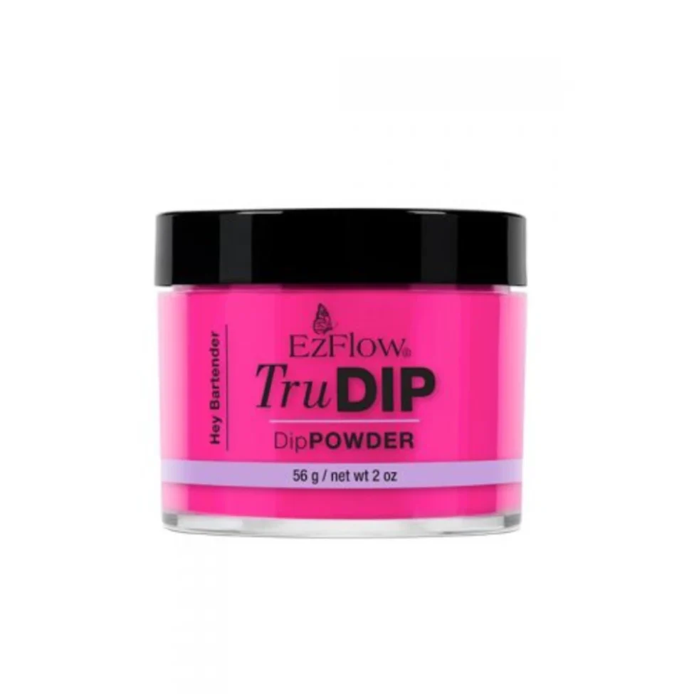 TruDip Acrylic Dip Powder 2.0 oz - Hey Bartender - Neon Pink