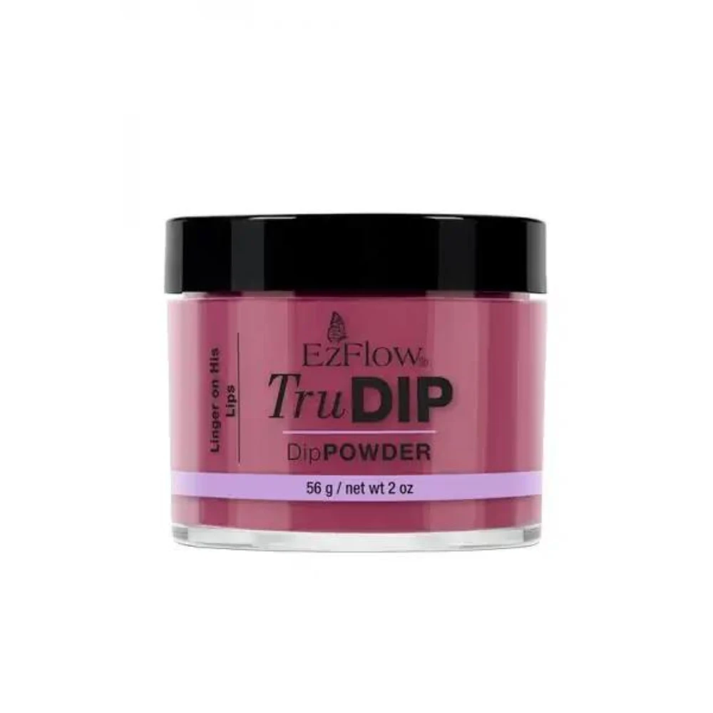 TruDip Acrylic Dip Powder 2.0 oz - Linger On His Lips - Red Creme